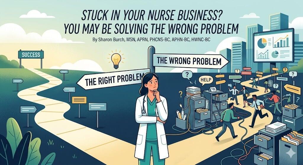 Stuck in Your Nurse Business? You May Be Solving the Wrong Problem